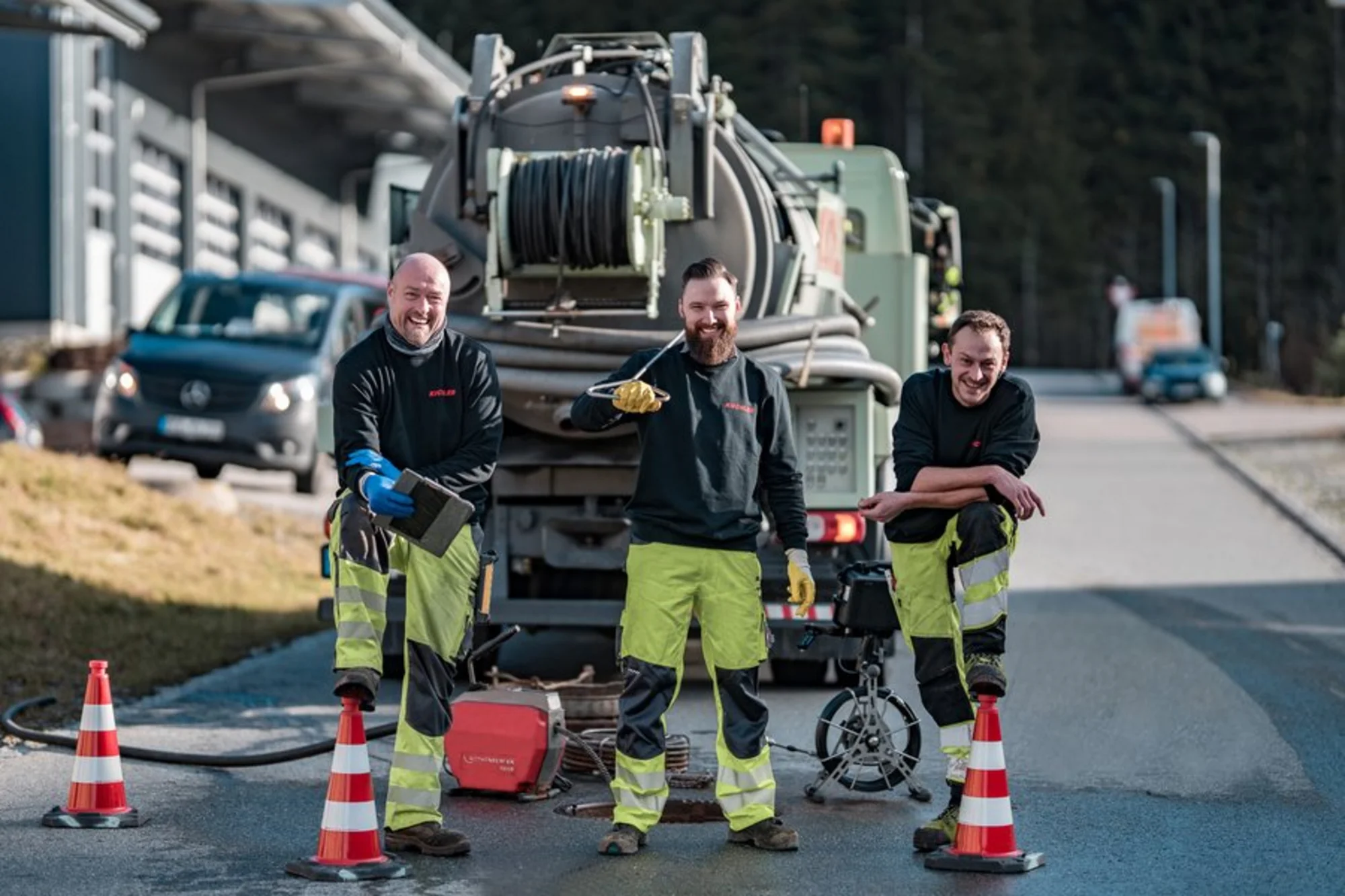 Team und Technik von Saugbagger Troisdorf